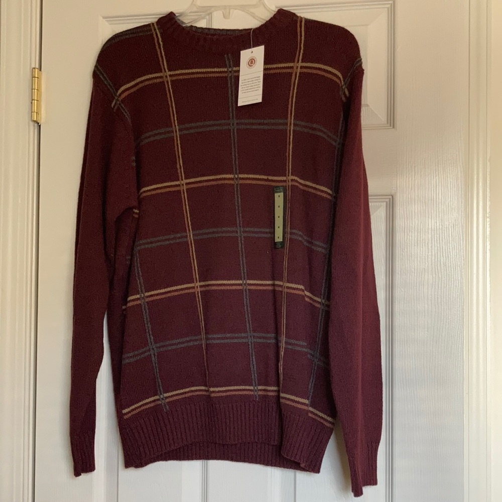 Haggar Men’s Burgundy Sweater - NWT (size M)